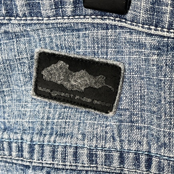 Vintage Paco Jeans Blue Wide Leg Skater Streetwear Jeans Boys 7 Embroidered - Picture 7 of 11